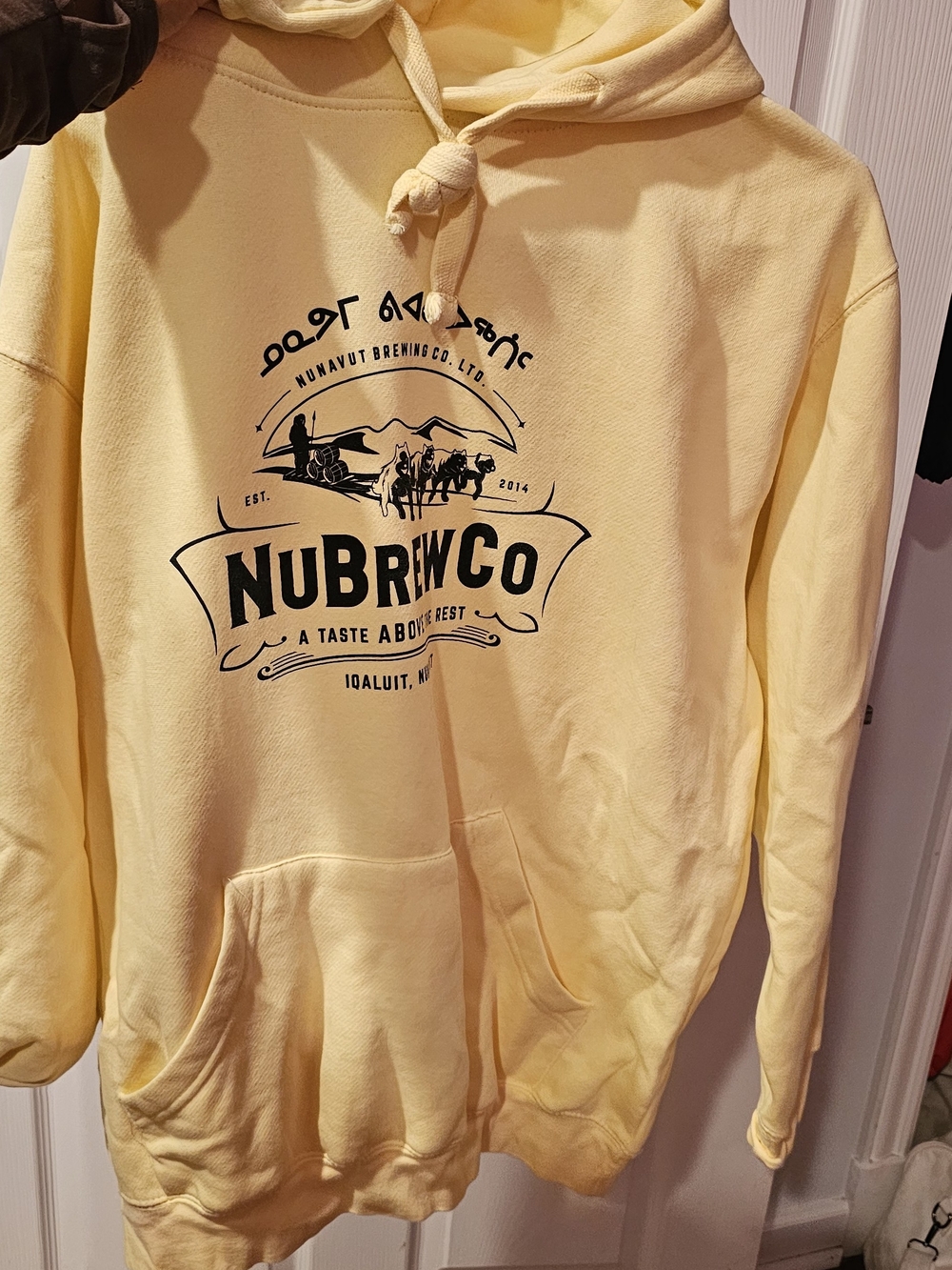 NuBrewCo Yellow Logo Hoodie